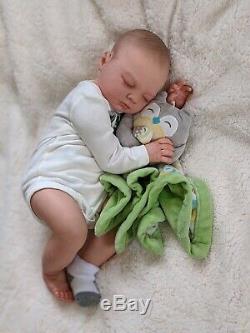 WILLIAMS NURSERY REBORN BABY BOY DOLL Joshua by Reva Schick REALISTIC NEWBORN