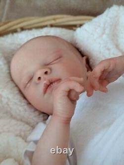 WILLIAMS NURSERY REBORN BABY BOY DOLL Realborn Christopher Asleep NEWBORN belly