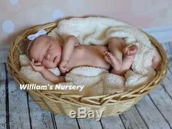 WILLIAMS NURSERY REBORN BABY GIRL DOLL Realborn Alma Sleeping REALISTIC NEWBORN