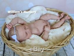 WILLIAMS NURSERY REBORN BABY GIRL DOLL Realborn Alma Sleeping REALISTIC NEWBORN