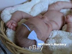 WILLIAMS NURSERY REBORN BABY GIRL DOLL Realborn Alma Sleeping REALISTIC NEWBORN