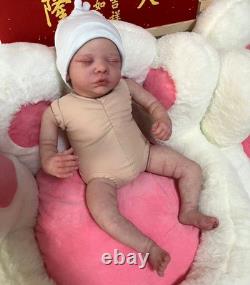 Weighted 19 Artist Painted Reborn Doll Sleeping Newborn Baby Visible Veins Toys