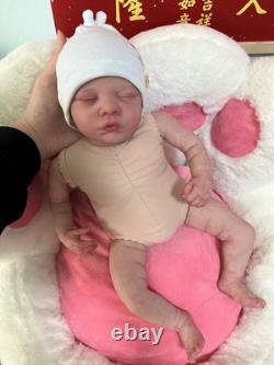 Weighted 19 Artist Painted Reborn Doll Sleeping Newborn Baby Visible Veins Toys