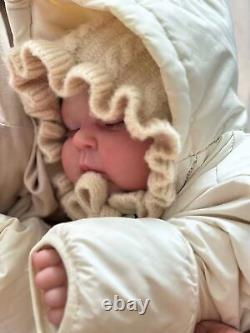 Weighted Limbs Reborn Doll Realistic Soft Newborn Baby Visible Veins Artist Gift