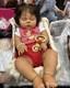 Weighted Reborn Baby Dolls Dark Skin Toddler Girl Rooted Hair Lifelike Kids Gift