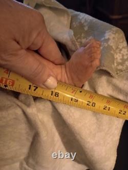 Weighted Reborn Baby Girl. 19 Inches Long. About 4-4.5 Pounds