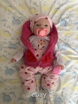 Wet and drink system Full body Platinum Silicone Baby Girl