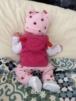 Wet and drink system Full body Platinum Silicone Baby Girl