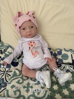 Wet and drink system Full body Platinum Silicone Baby Girl