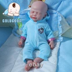 With Drink Wet System 18.5 Reborn Boy Newborn Doll Platinum Silicone Baby Play