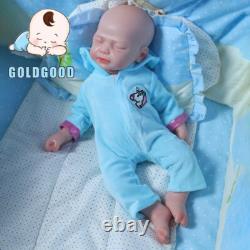 With Drink Wet System 18.5 Reborn Boy Newborn Doll Platinum Silicone Baby Play