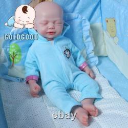With Drink Wet System 18.5 Reborn Boy Newborn Doll Platinum Silicone Baby Play