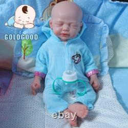 With Drink Wet System 18.5 Reborn Boy Newborn Doll Platinum Silicone Baby Play
