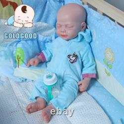 With Drink Wet System 18.5 Reborn Boy Newborn Doll Platinum Silicone Baby Play