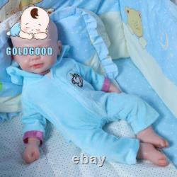 With Drink Wet System 18.5 Reborn Boy Newborn Doll Platinum Silicone Baby Play