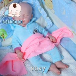 With Drink Wet System 18.5 Reborn Boy Newborn Doll Platinum Silicone Baby Play