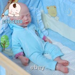 With Drink Wet System 18.5 Reborn Boy Newborn Doll Platinum Silicone Baby Play