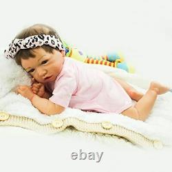 ZIQUE Realistic Reborn Baby Doll 20 inch Newborn Baby Doll Saskia Lifelike Baby