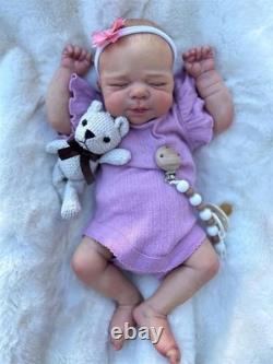 Zero Pam 18 inch Twin Reborn Baby Dolls Girl Boy Silicone Vinyl Accessories