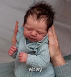 Zero Pam Lifelike Reborn Baby Dolls Boy 18 Inch Realistic Newborn Girl Eyes C